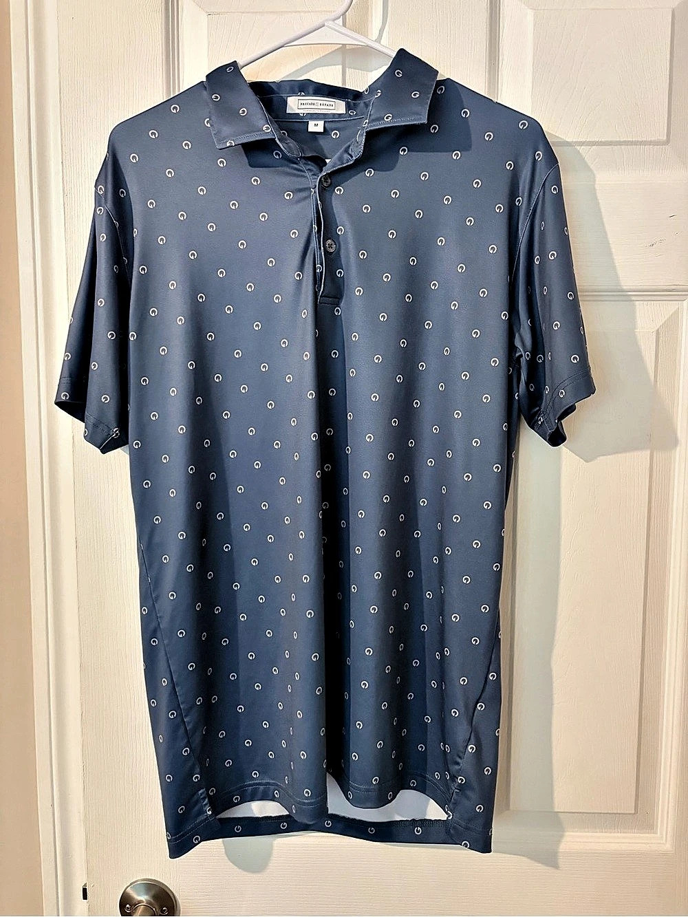 Private Estate Men's Geometric Short Sleeve Shirt Size Medium